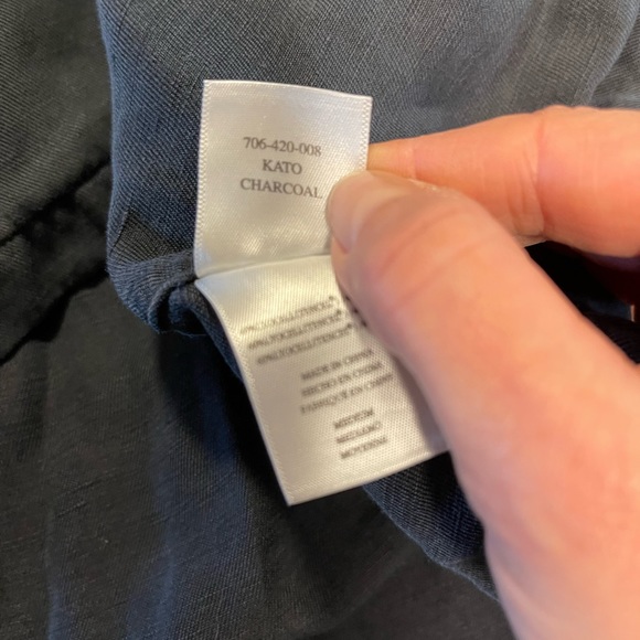 Rails Kato Military Embellished Shirt Jacket Dark Gray - Picture 7 of 9